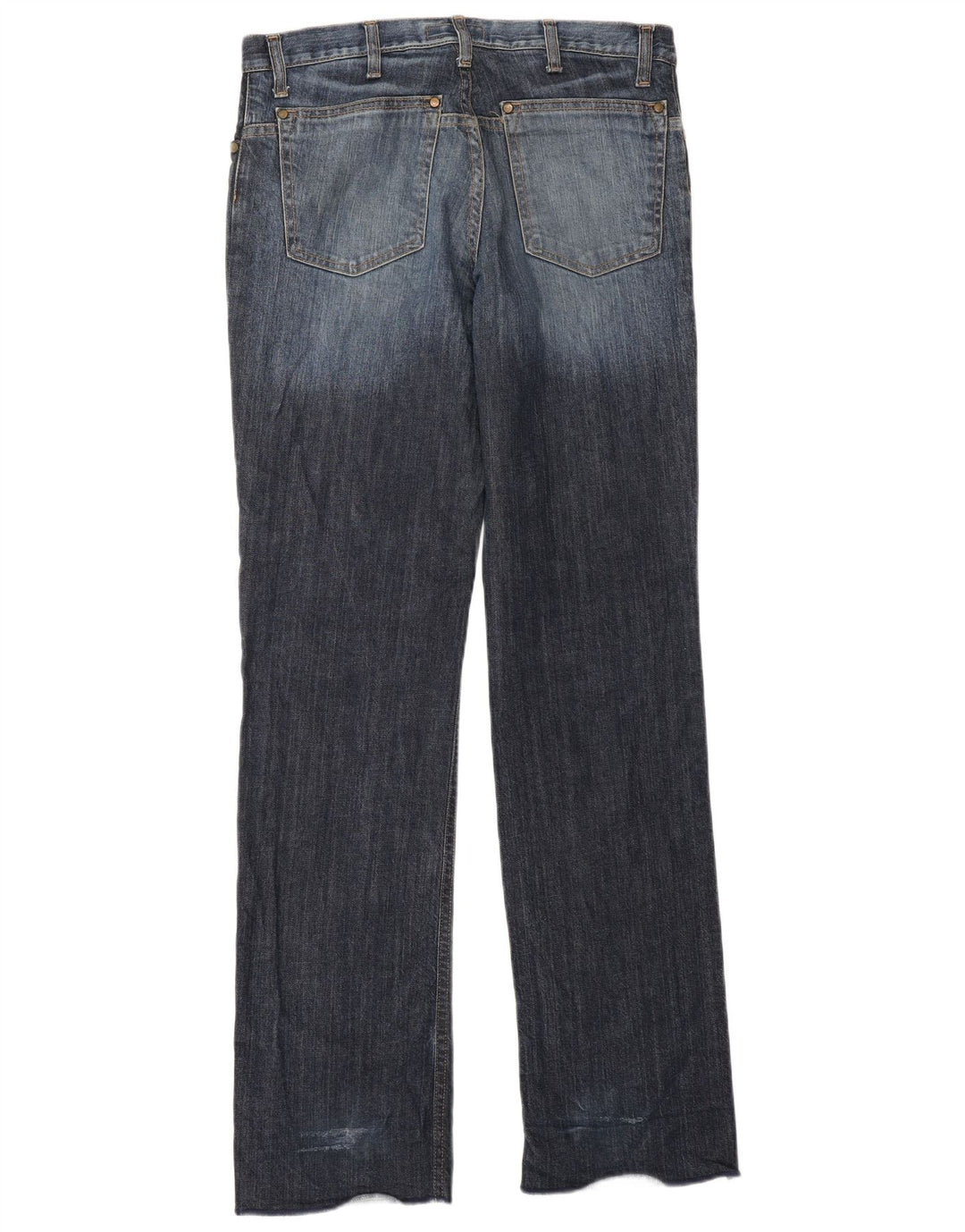 Calça jeans reta feminina Zara EU 40 médio W30 L33 azul
