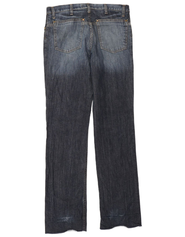 Calça jeans reta feminina Zara EU 40 médio W30 L33 azul