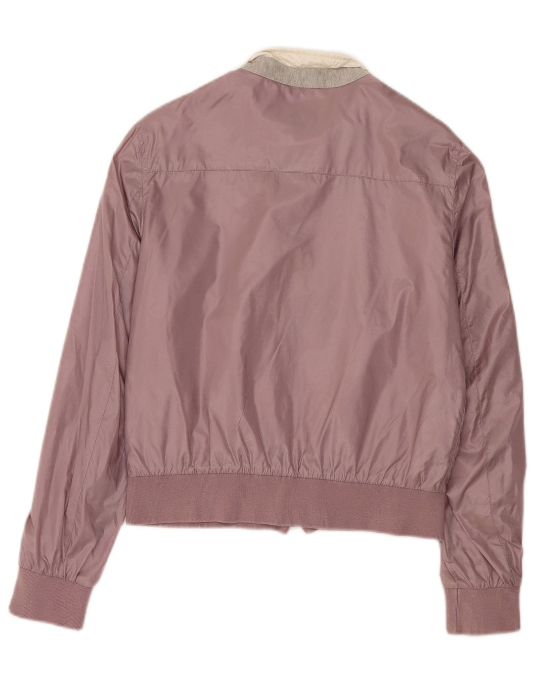 Fay Womens Bomber Jacket UK 14 Grande Roxo Colourblock Poliamida