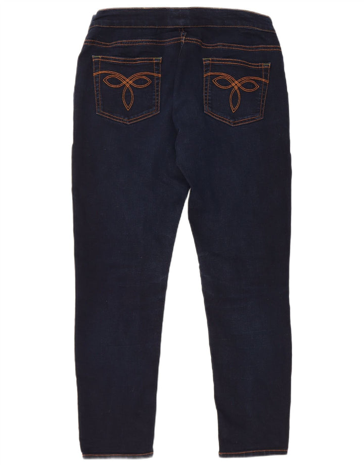 Jeans skinny feminino Ted Baker W32 L30 algodão azul marinho