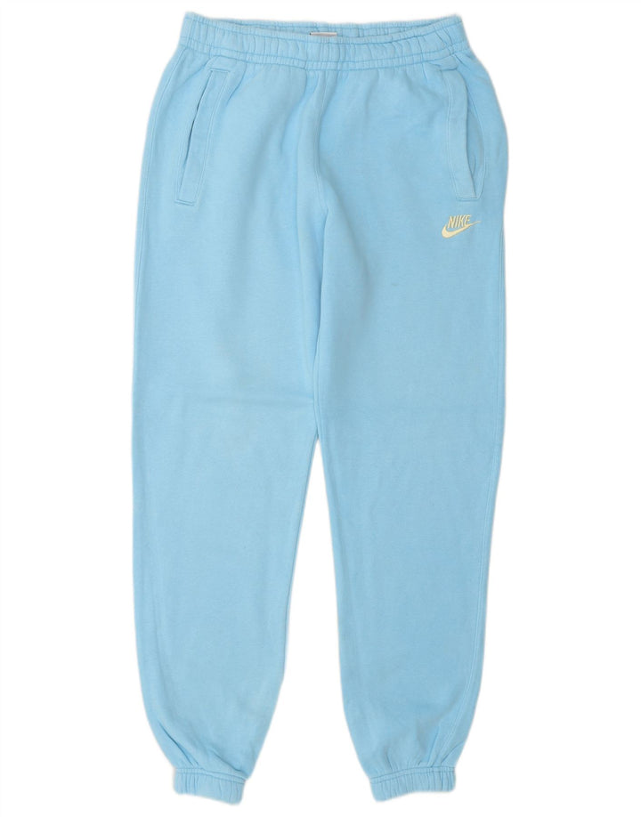 Calça de treino masculina Nike joggers pequeno algodão azul