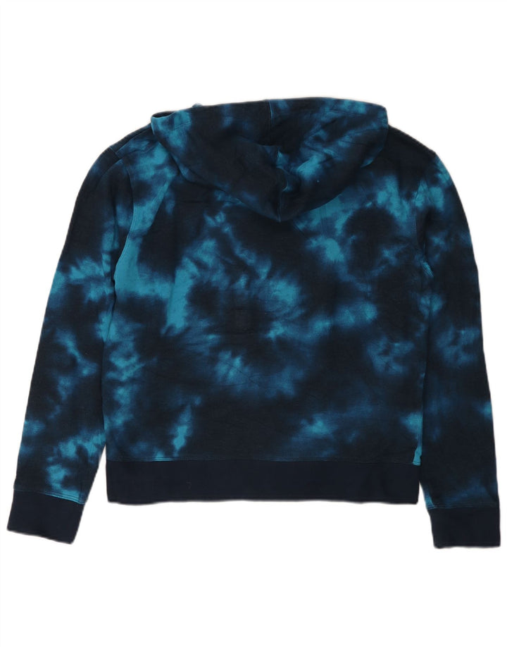 CHAMPION Suéter feminino com capuz UK 14 médio azul marinho tie-dye