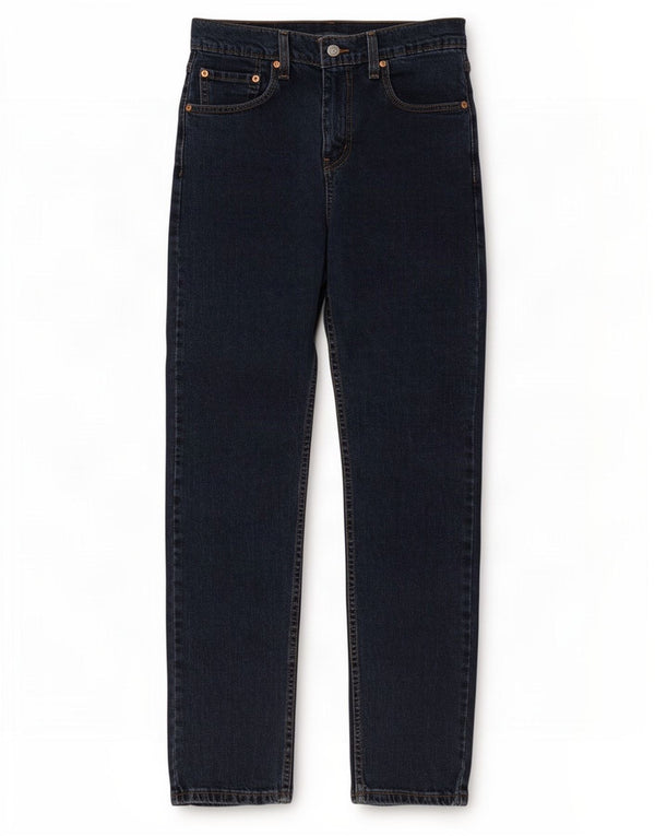 Levi's Masculino 502 Tapered Jeans W30 L32 Azul Marinho Algodão