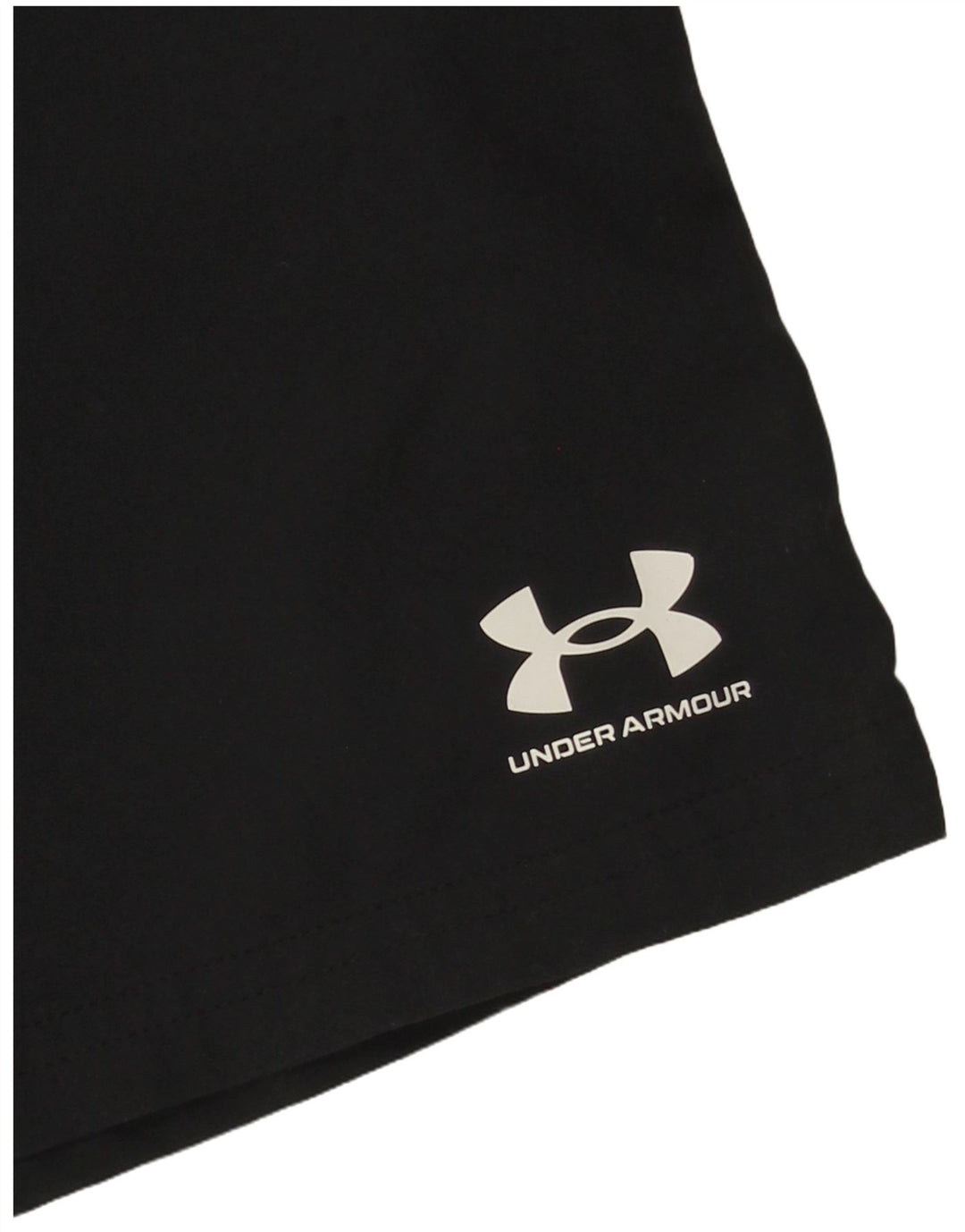 Shorts esportivos gráficos Under Armour Boys 7-8 anos pretos