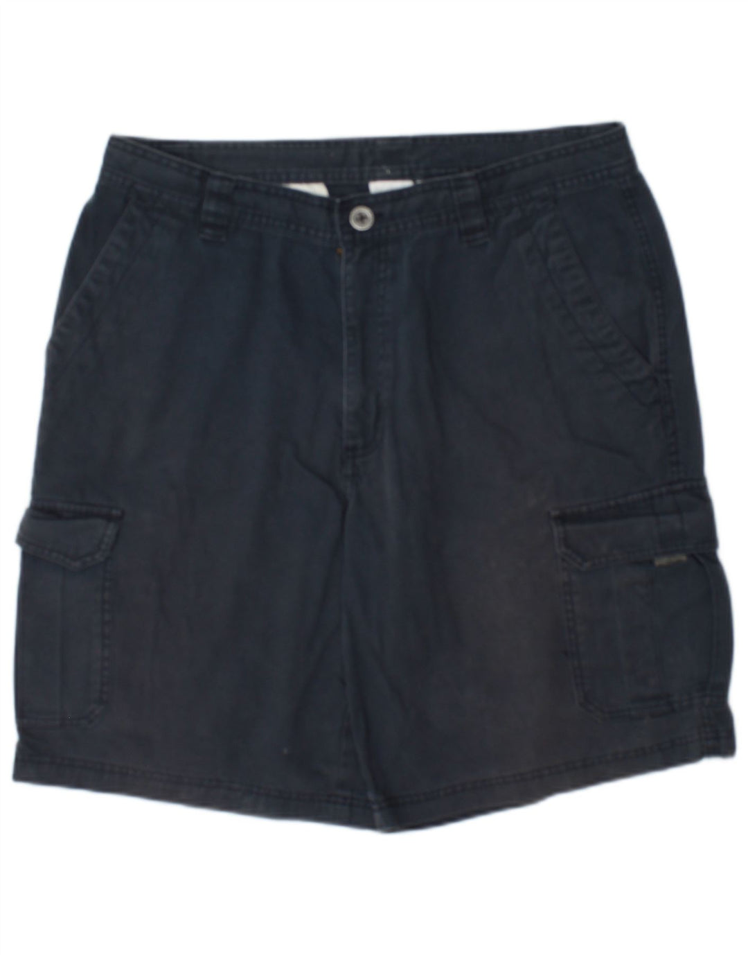 Columbia Mens Cargo Shorts W34 Grande Algodão Azul Marinho