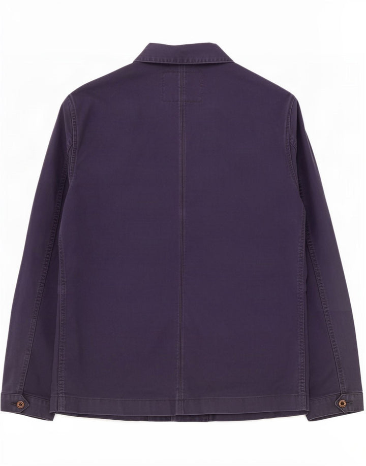 Jaqueta utilitária masculina Pretty Green UK 40 grande algodão azul marinho