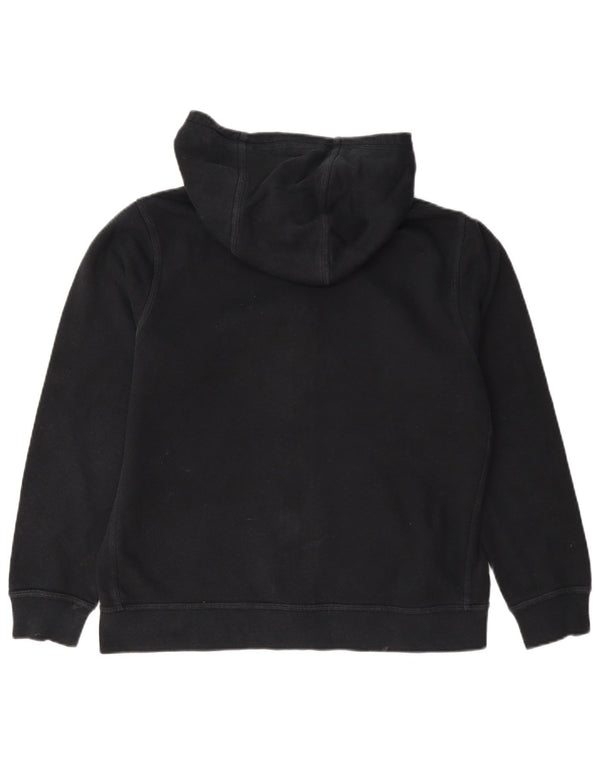 Suéter Nike Boys Zip com capuz 13-14 anos XL preto algodão