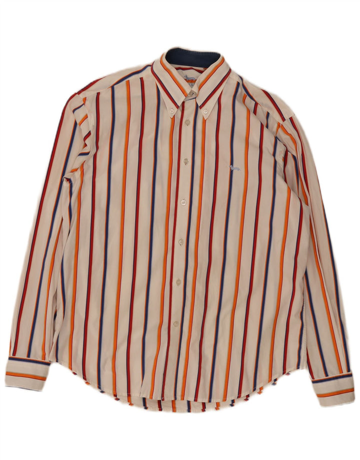 Camisa masculina Harmont & Blaine XL listrada branca