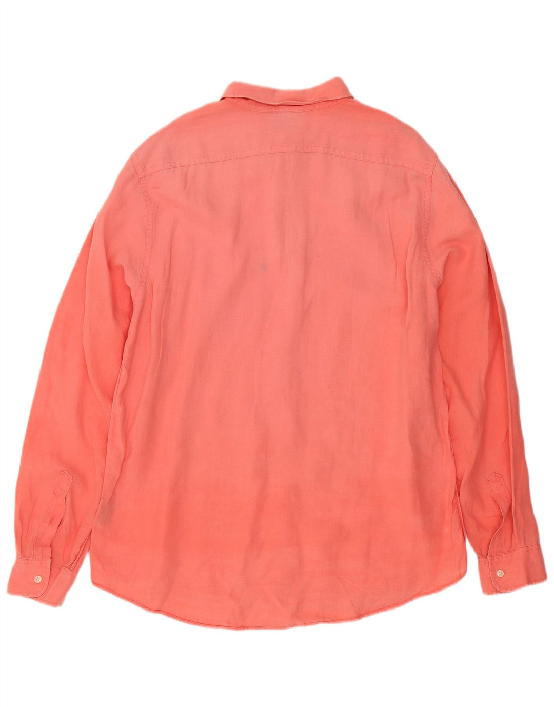 Camisa masculina Ralph Lauren XL laranja linho