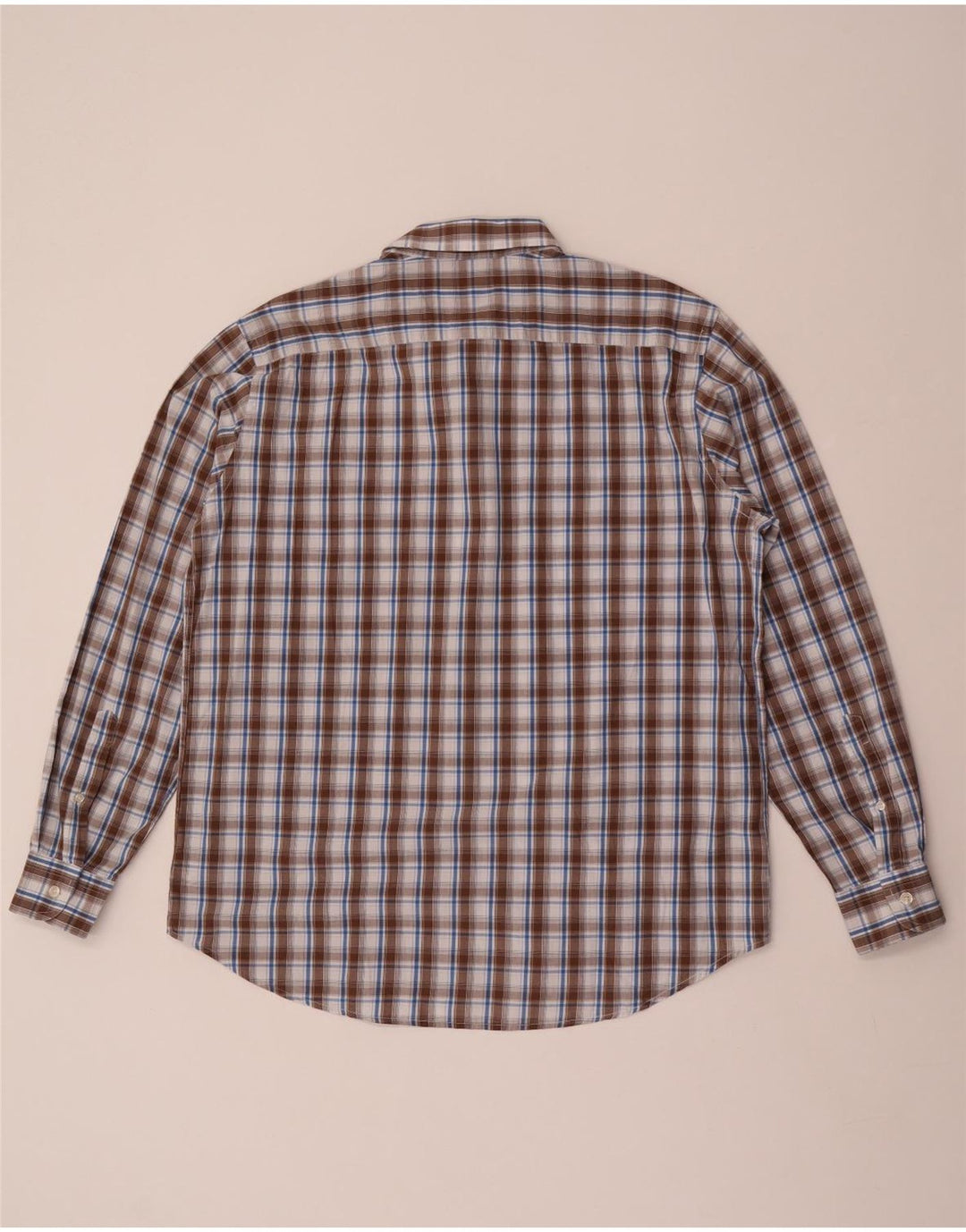 Camisa masculina CARRERA Regular Fit XL xadrez marrom