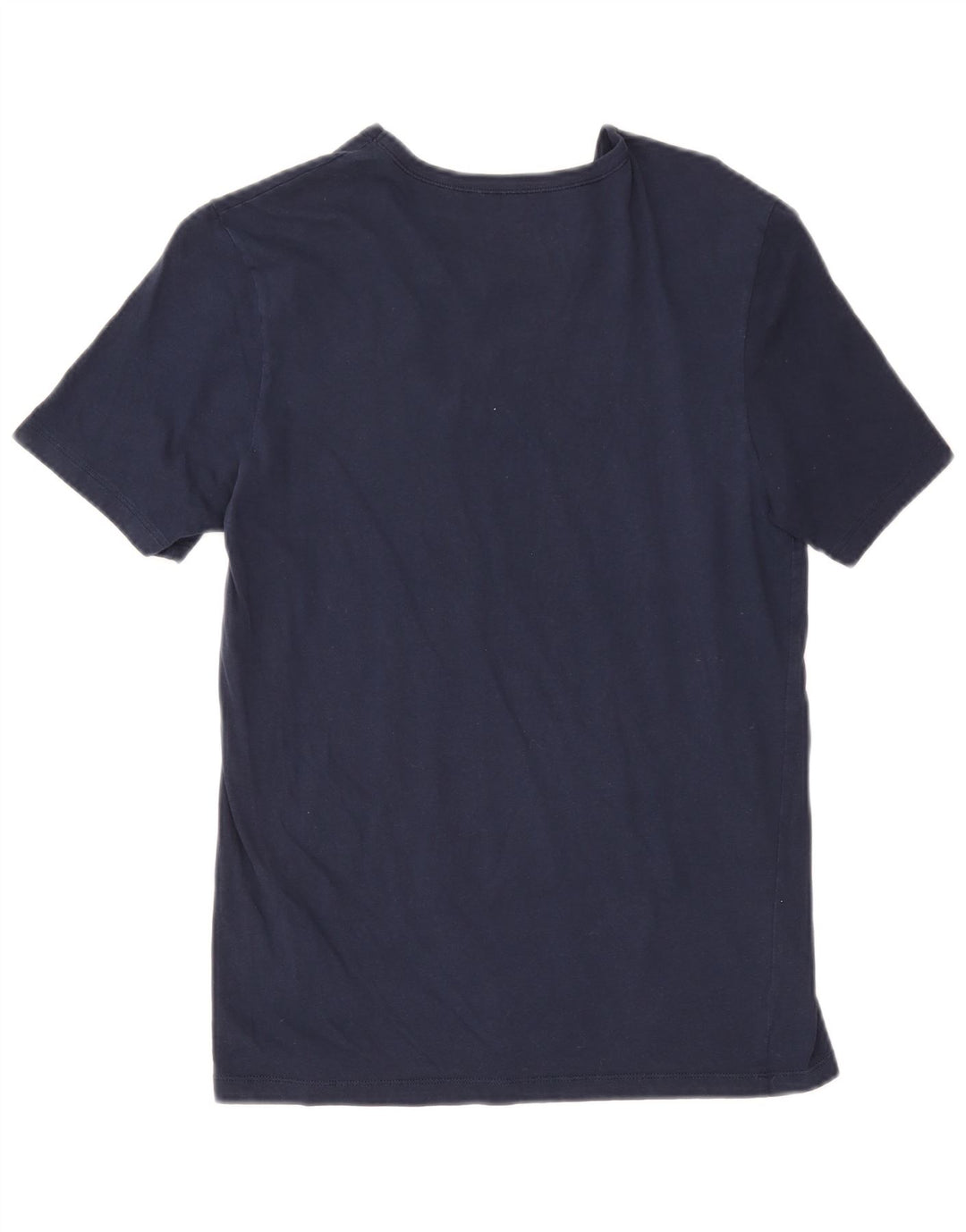 Camiseta masculina Hugo Boss pequena algodão azul marinho