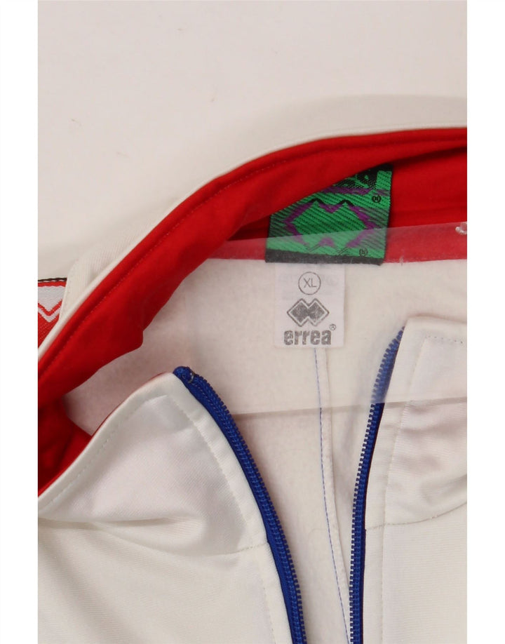 Errea Mens Graphic Tracksuit Top Jacket XL Azul Colourblock Nylon