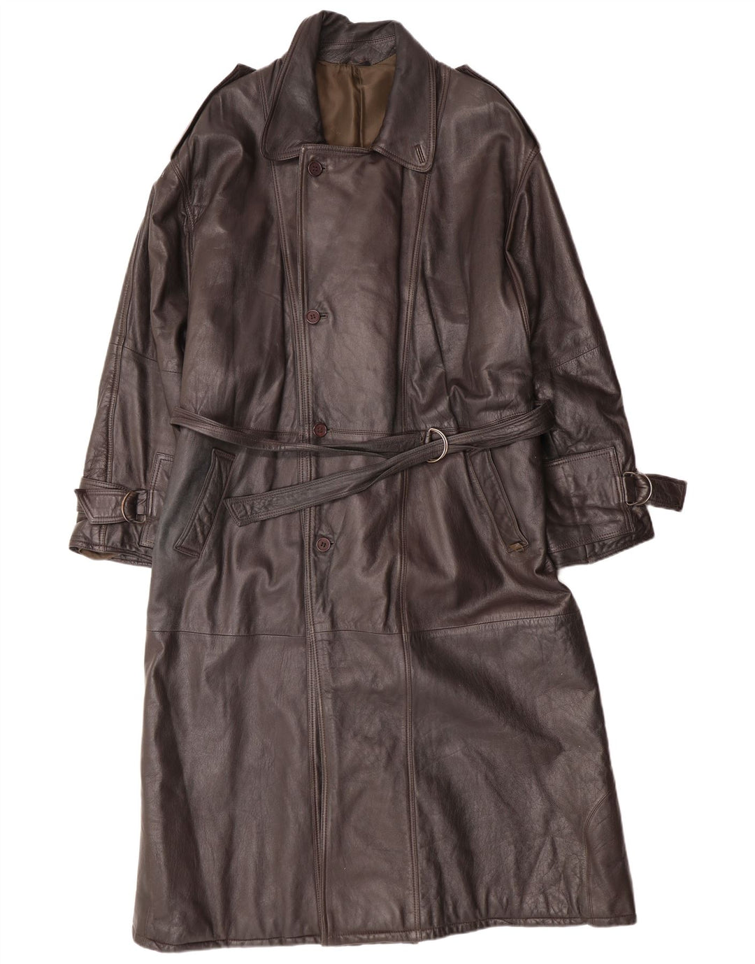 Casaco de couro masculino MAX MOSER IT 56 3XL couro marrom