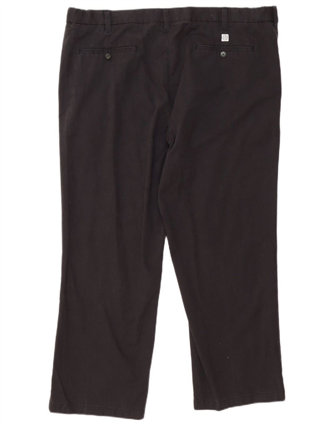 Calça chino masculina Marks & Spencer Blue Harbor Regular Fit W44 L29 preta
