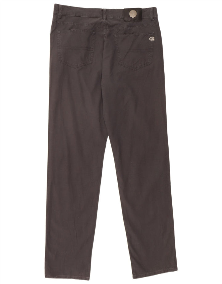 Calça masculina reta casual TRUSSARDI W35 L32 algodão cinza