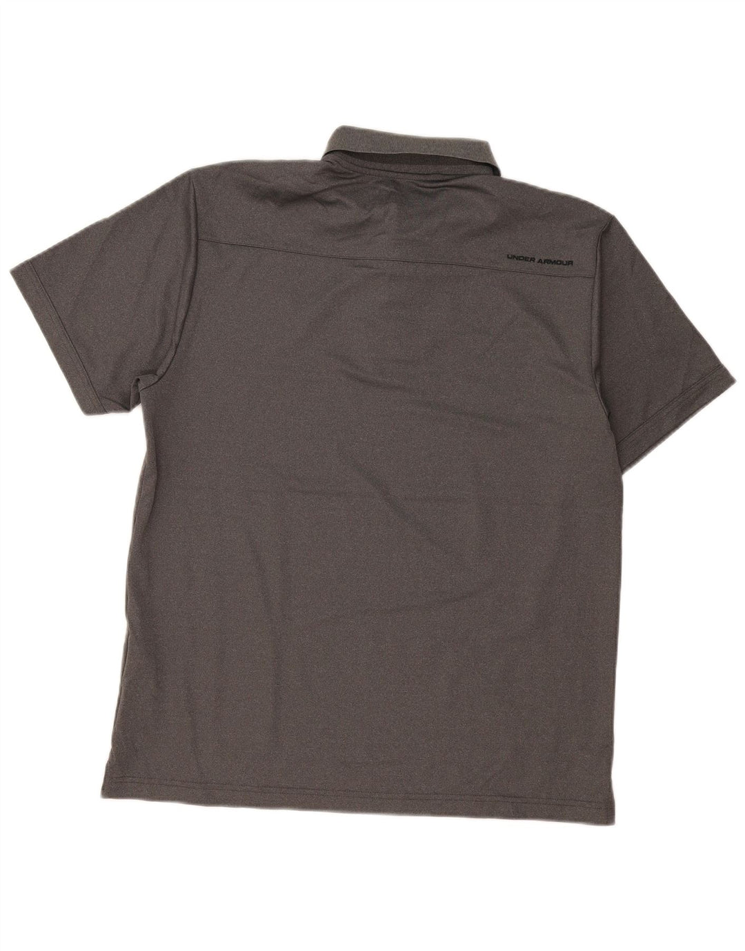 Camisa polo masculina Under Armour Heat Gear grande poliéster cinza