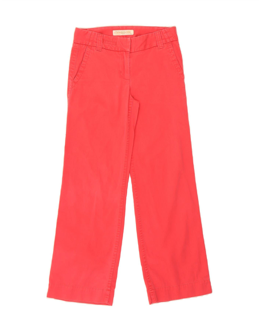 J. CREW Womens Straight Chino Trousers Small W28 L29 Pink Cotton Vintage J. Crew and Second-Hand J. Crew from Messina Hembry 