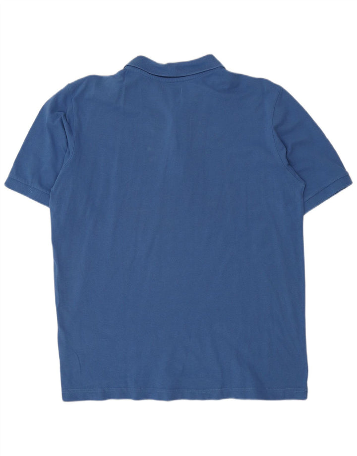 Camisa polo masculina KAPPA grande algodão azul