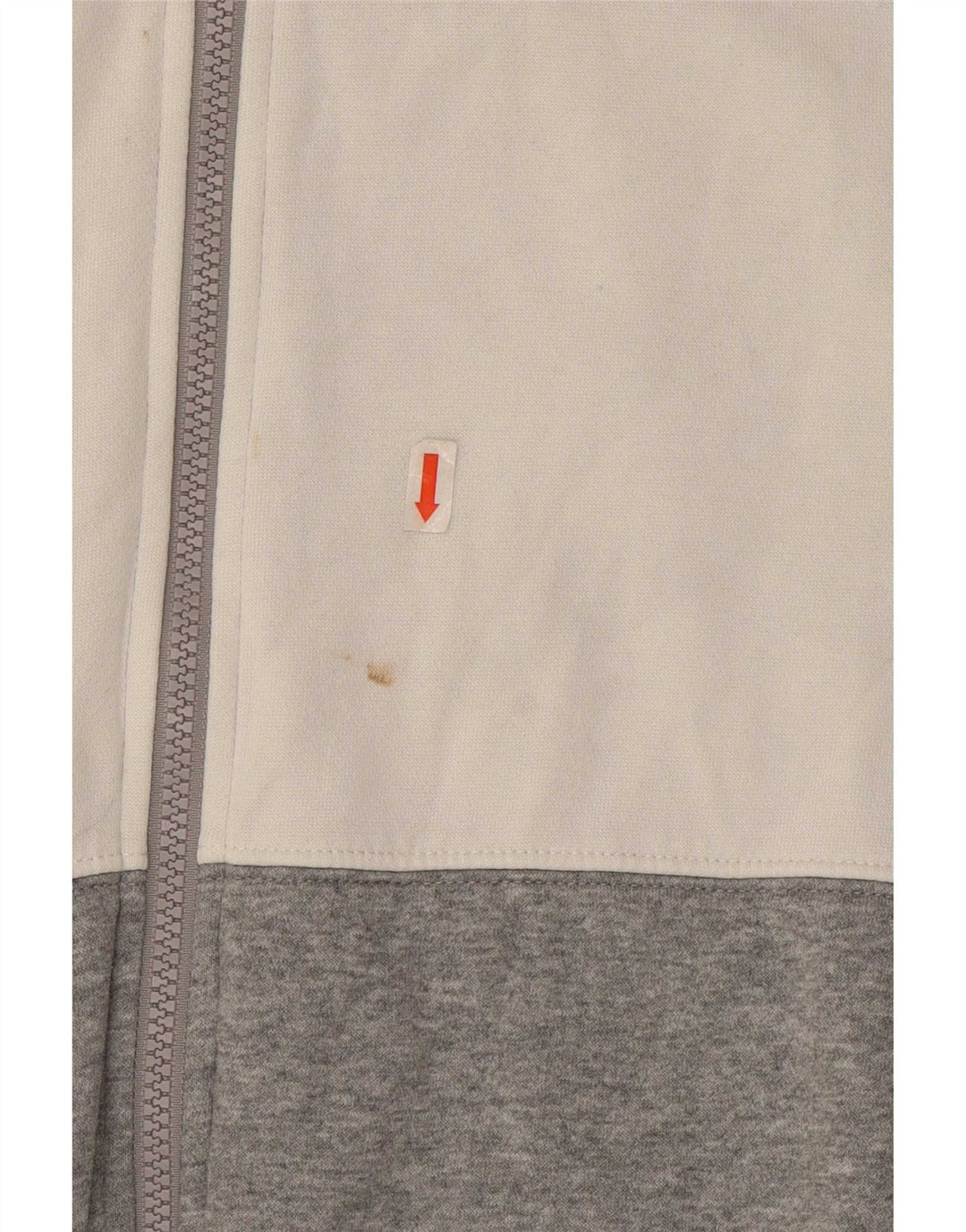 Nike Mens Tracksuit Top Jacket Pequeno Cinza Colorblock Algodão