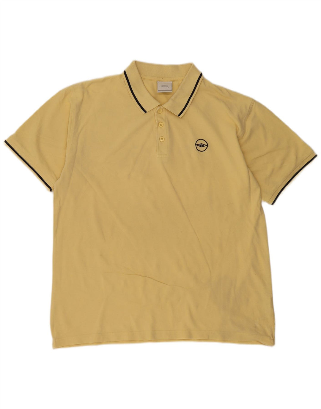 Camisa polo masculina UMBRO XL algodão amarelo