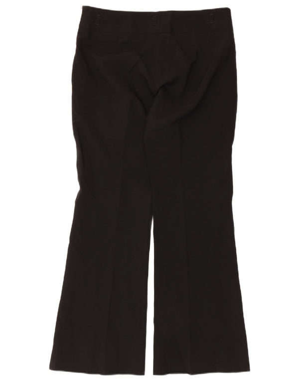 Zara Calça Feminina Flare Casual EU 38 Pequeno W28 L29 Poliéster Preto