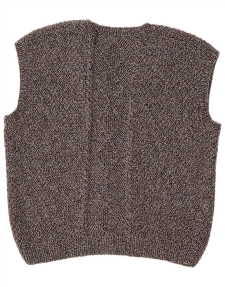 Regata feminina vintage com colete UK 16 grande cinza