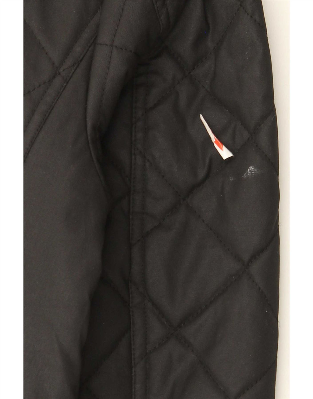 US Polo Assn. Jaqueta acolchoada masculina UK 38 algodão preto médio