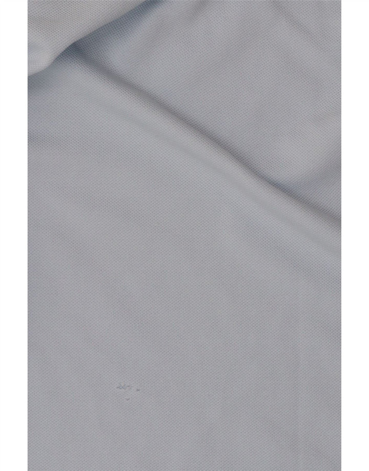 Camisa polo masculina LACOSTE tamanho 5 grande algodão azul