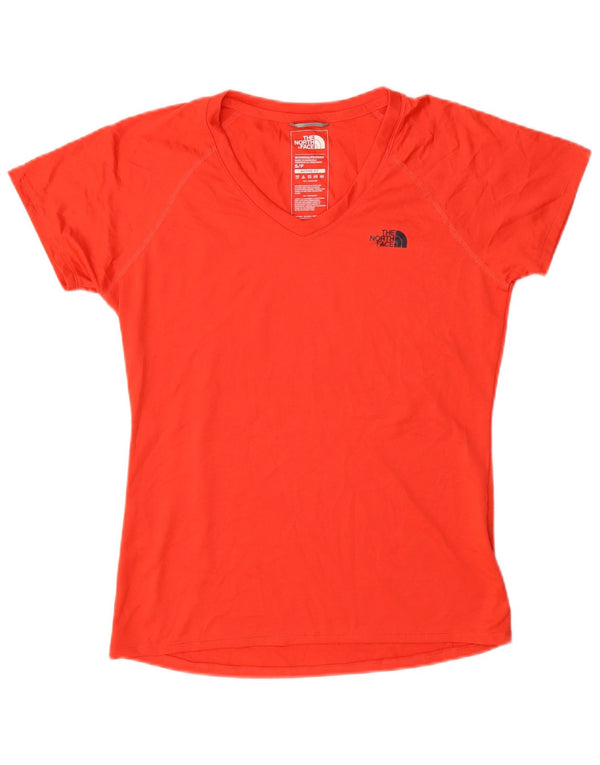 Camiseta feminina The North Face Active UK 10 pequena poliéster vermelho