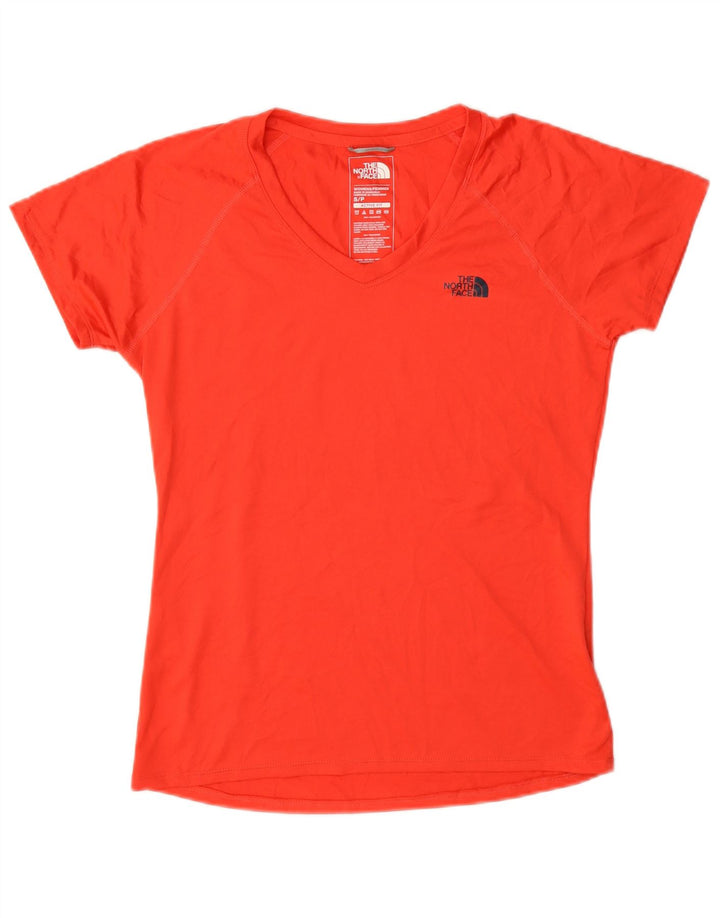 Camiseta feminina The North Face Active UK 10 pequena poliéster vermelho