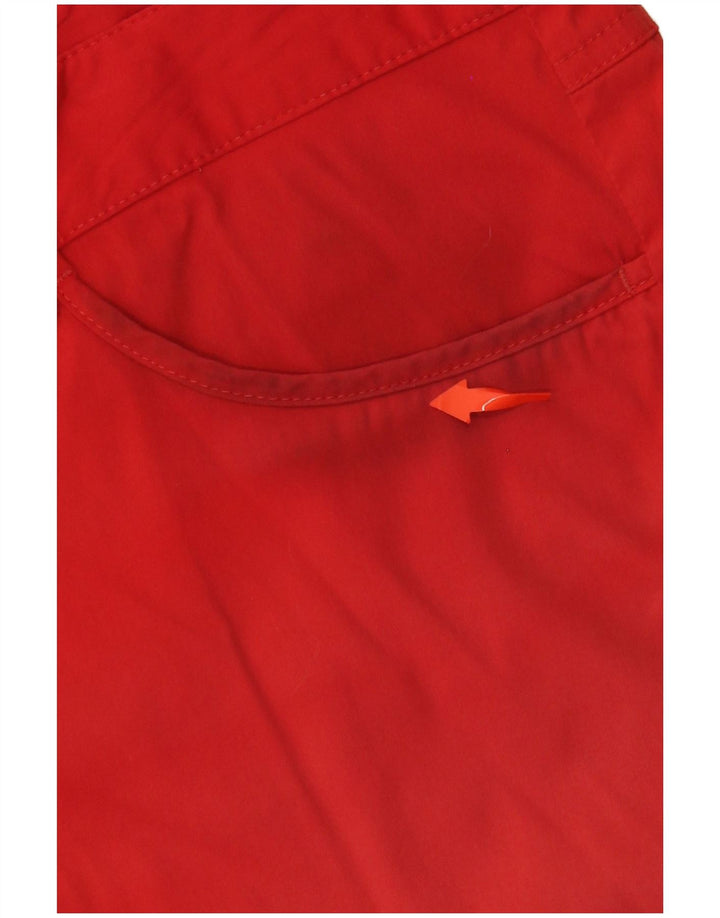 Shorts casuais masculinos CHERVO IT 50 grande W34 poliamida vermelha