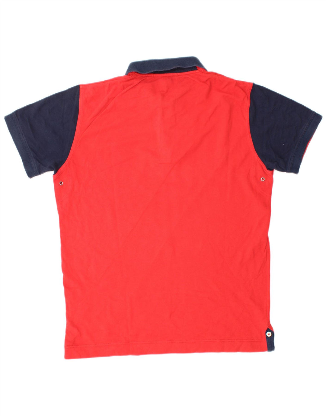 Camisa polo masculina Gant grande algodão colorblock vermelho