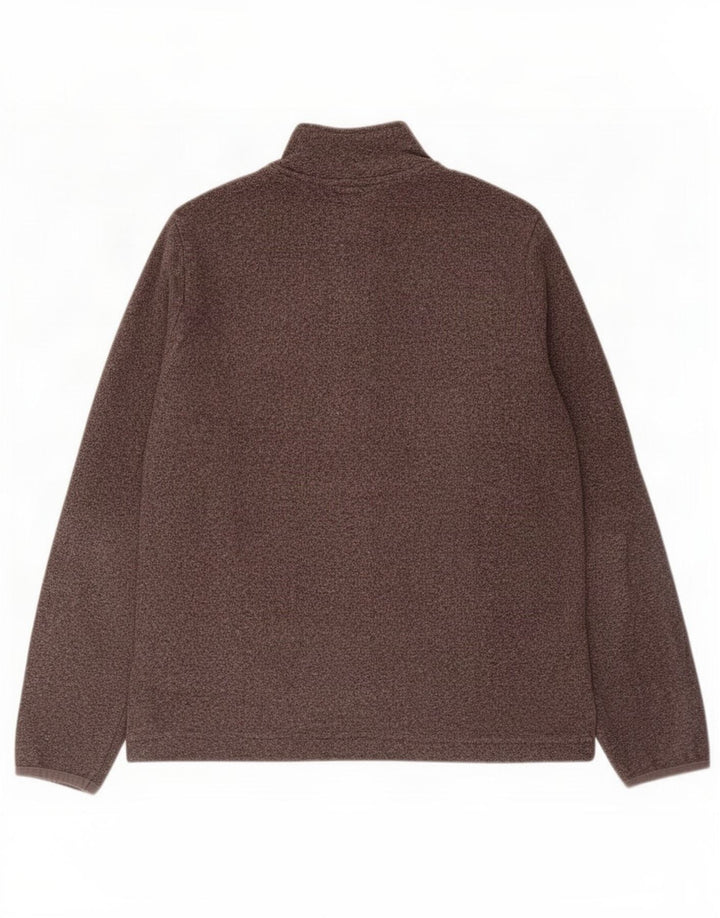 Jaqueta de lã feminina Marks & Spencer Reino Unido 14 grande poliéster cinza