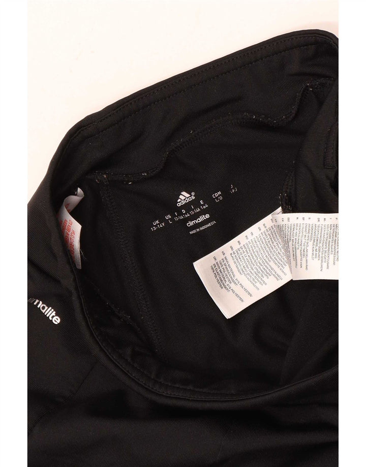Calças de treino Adidas Boys Climalite Capri 13-14 anos preto poliéster