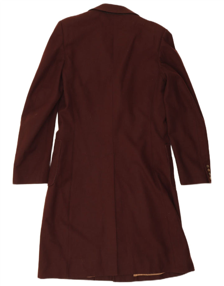 Sobretudo masculino vintage UK 36 pequeno marrom