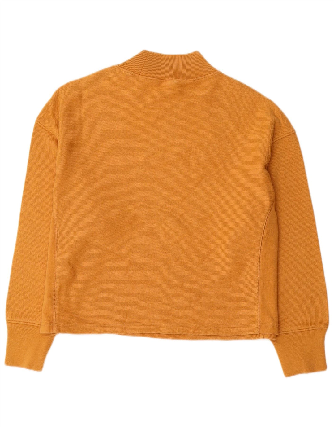 Champion feminino gráfico oversized moletom jumper UK 10 pequeno amarelo