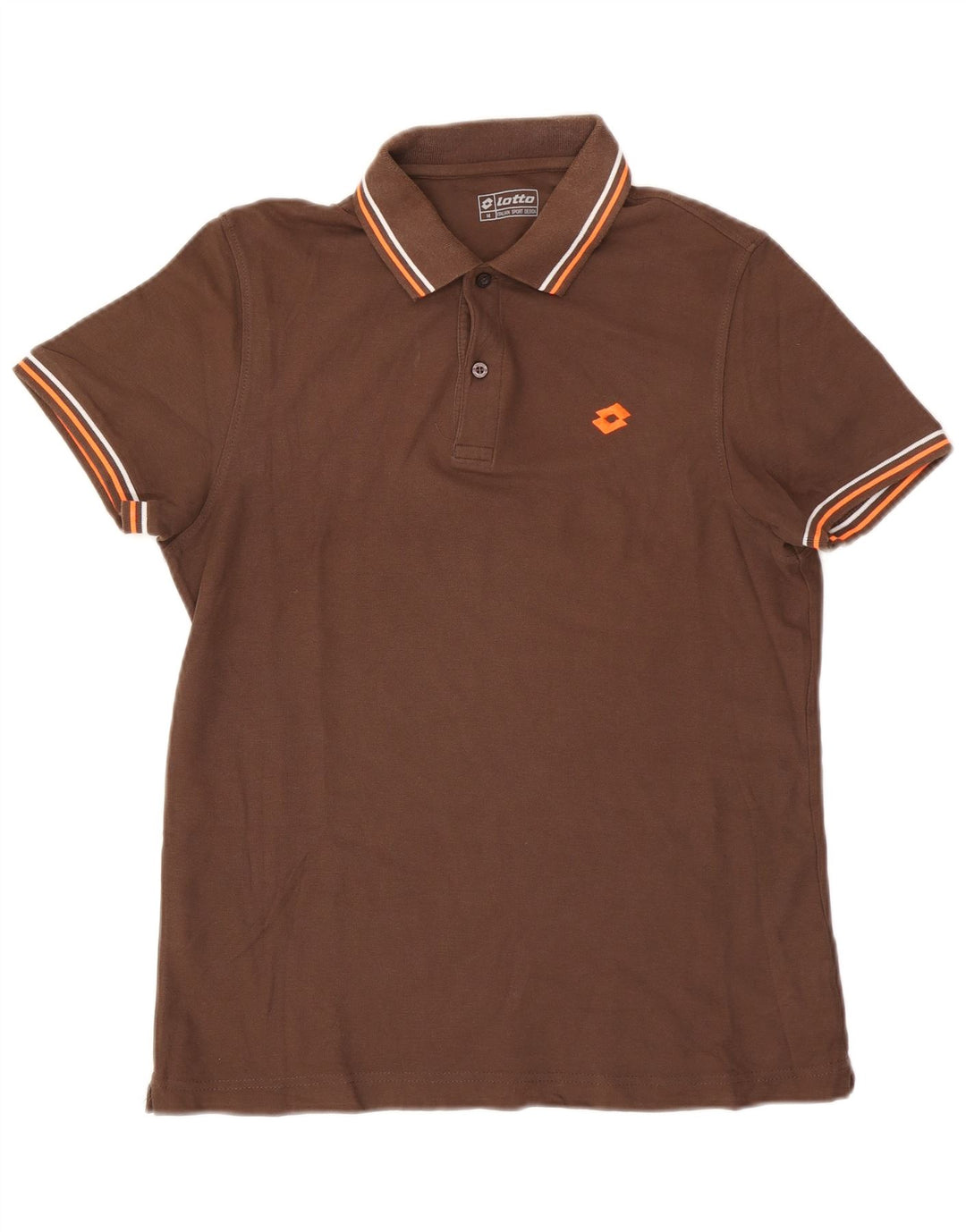 Camisa polo masculina Lotto marrom médio