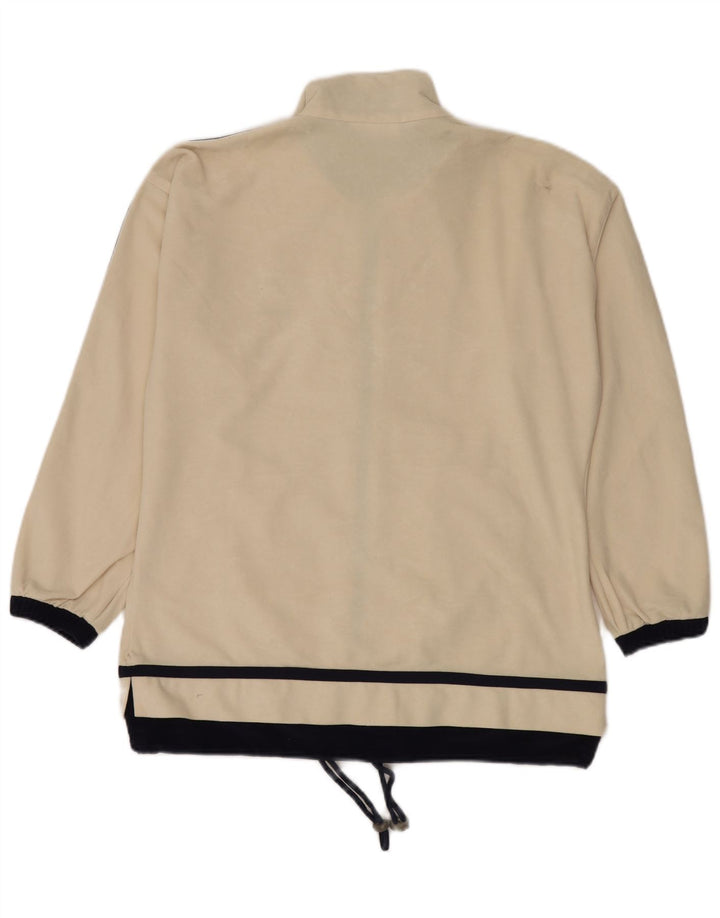 Diadora Mens Tracksuit Top Jacket Medium Bege Colourblock