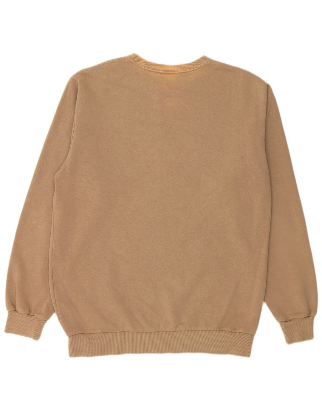 ADIDAS Mens Sweatshirt Jumper Médio Bege Algodão