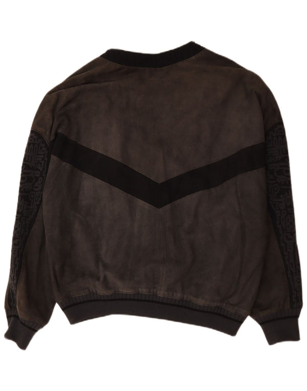 Jaqueta bomber de camurça masculina Torras IT 54 2XL cinza