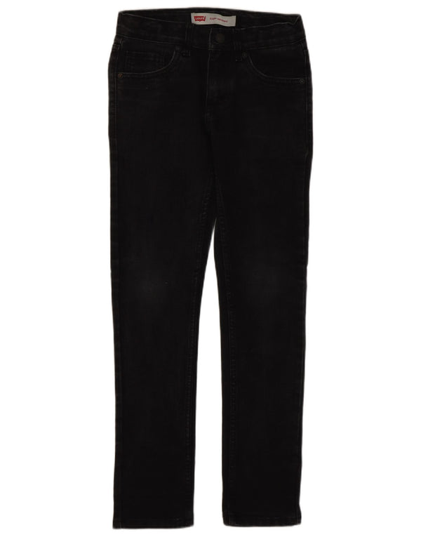 Levi's Boys 510 Skinny Jeans 9-10 Anos W26 L27 Algodão Preto