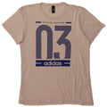 ADIDAS Mens Graphic T-Shirt Top Pequeno Branco