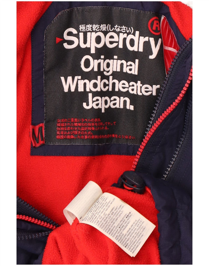 Jaqueta corta-vento feminina com capuz UK 14 Médio