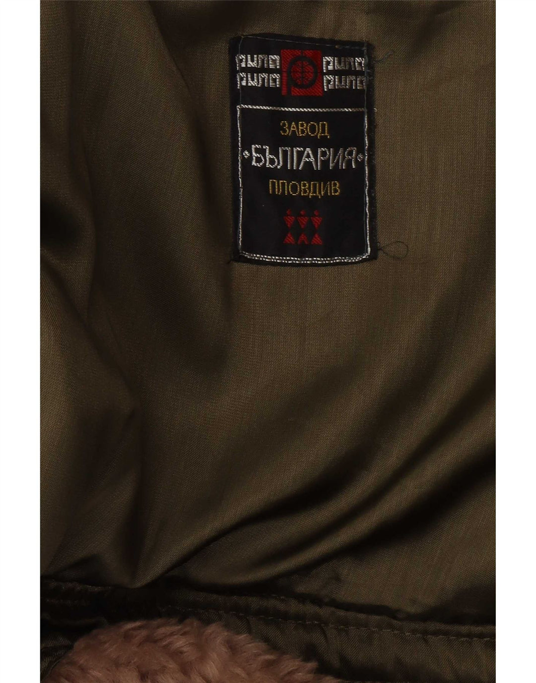 Casaco impermeável masculino vintage UK 40 grande cáqui