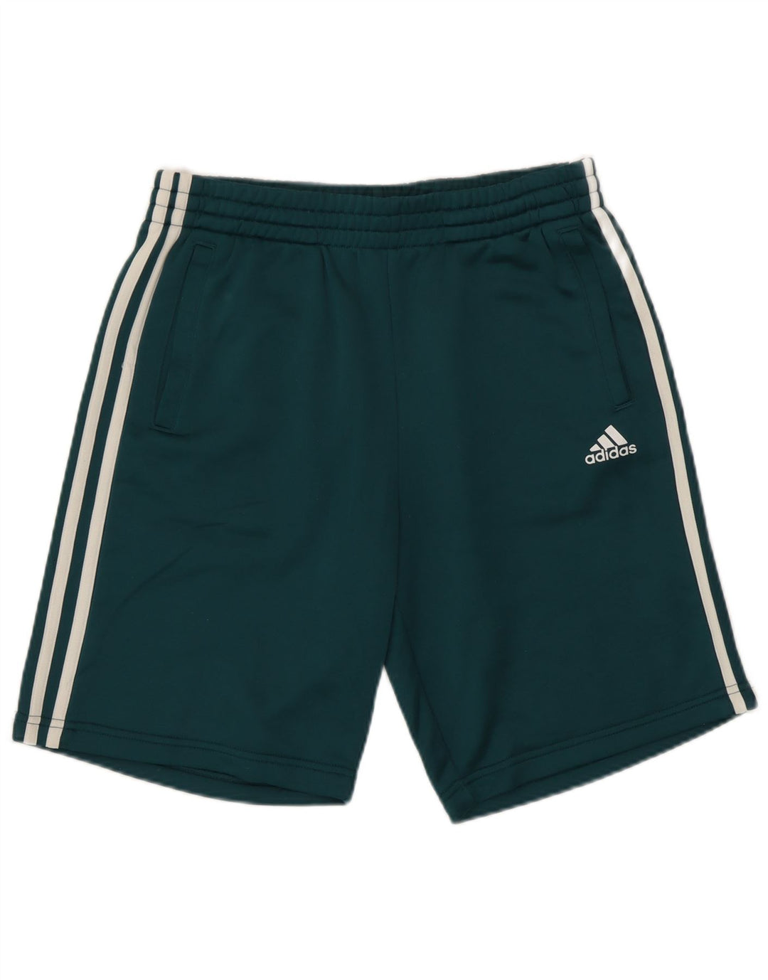 Shorts esportivos Adidas meninos 15-16 anos verde poliéster