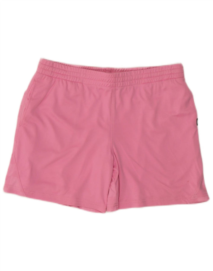 Shorts esportivos femininos VANS UK 10 pequeno poliéster rosa