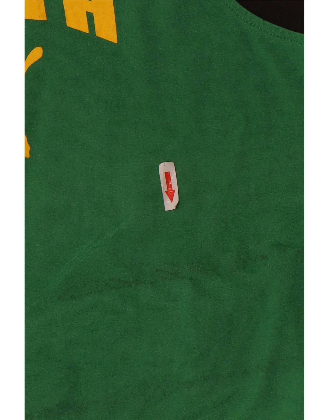 Puma masculino gráfico colete top médio verde colorblock