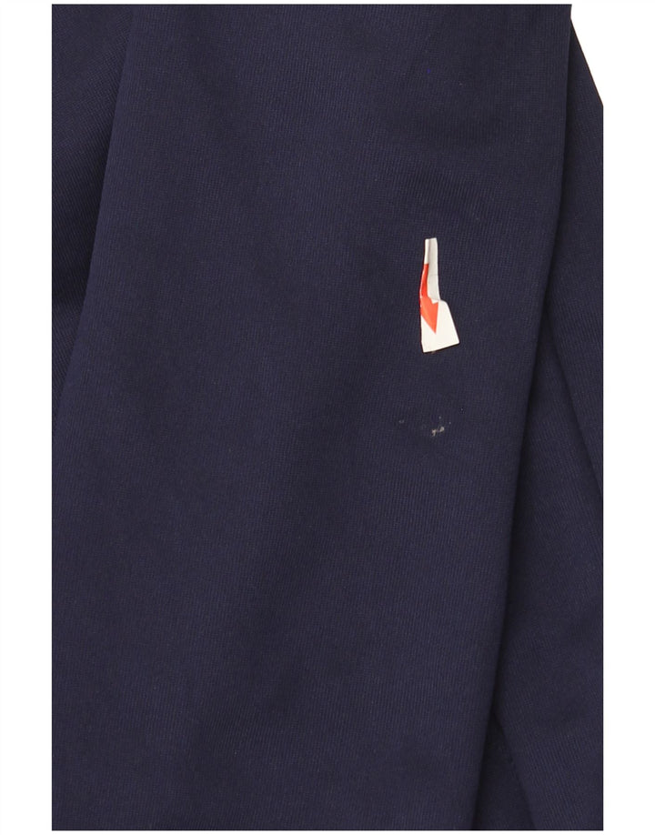 Suéter com capuz gráfico masculino Nike grande azul marinho colorido bloco de poliéster