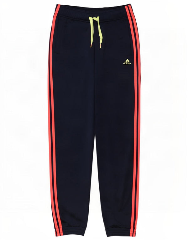 Calças de treino Adidas meninas joggers 13-14 anos azul marinho poliéster