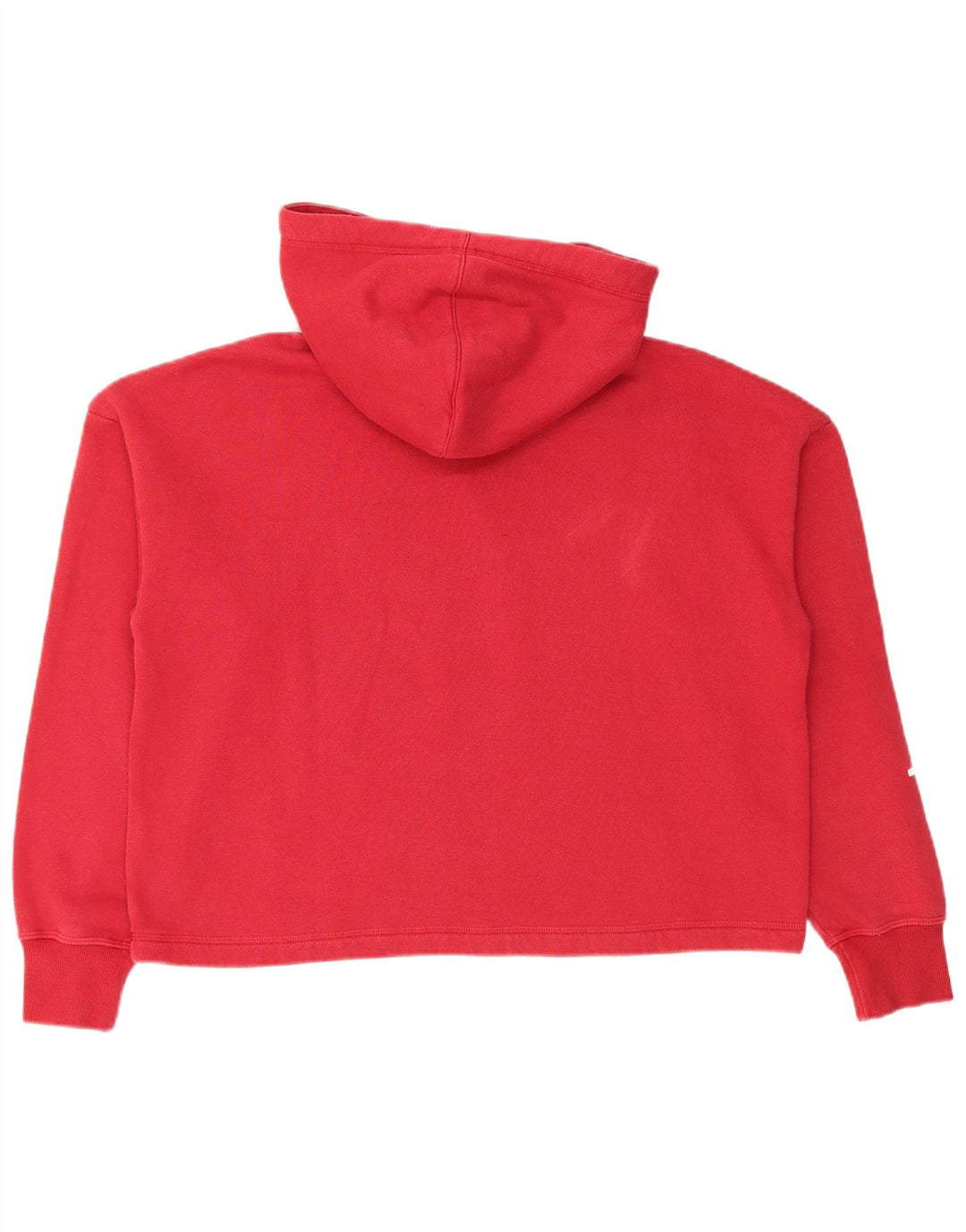 Jumper feminino com capuz e corte grande Champion UK 14 algodão vermelho médio